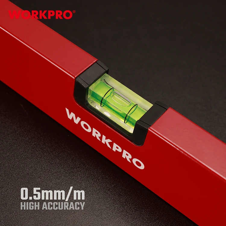 WORKPRO 400MM Aluminum Magnetic Box Level With Magnetic Base