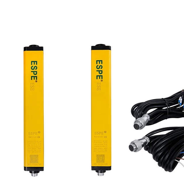 220mm Protection Height Safety Photoelectric Sensor with PNP NPN Output Infrared Sensor Protection Arm Safety Light Curtain