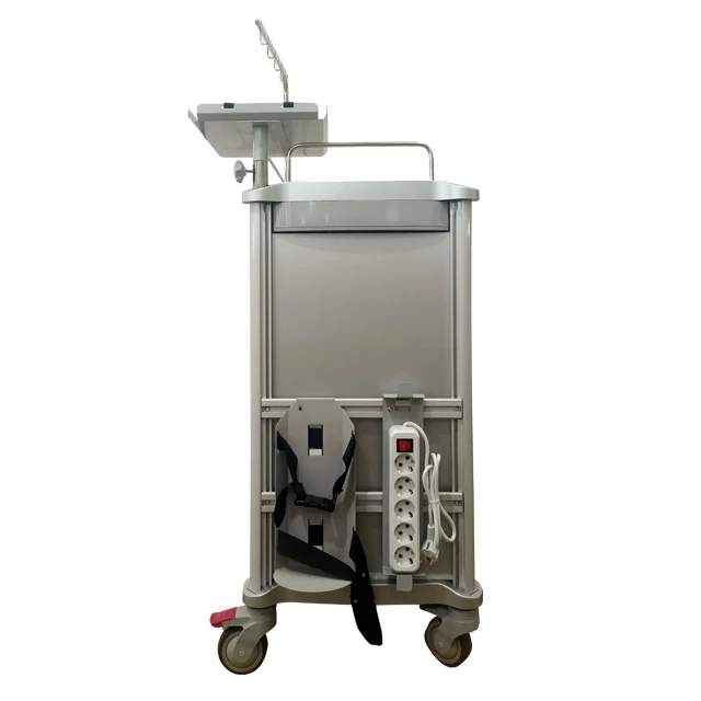 ABS Hospital&Clinic Medication Equipment Furniture Medical Crush Emergency Trolley Cart Carro para hospitales