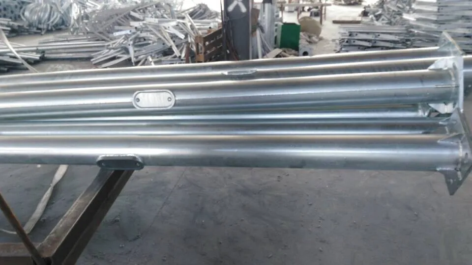 standard height of street light pole with factory price