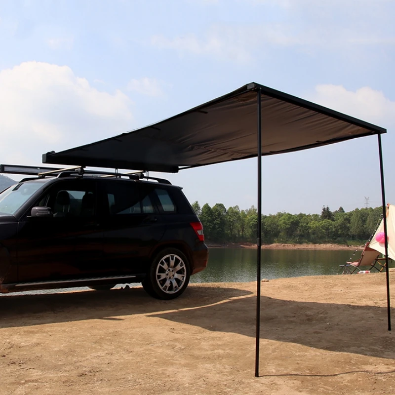 Aluminium Retractable Side Awning With Light Car Awning 4x4 4wd Awning For Truck Campers