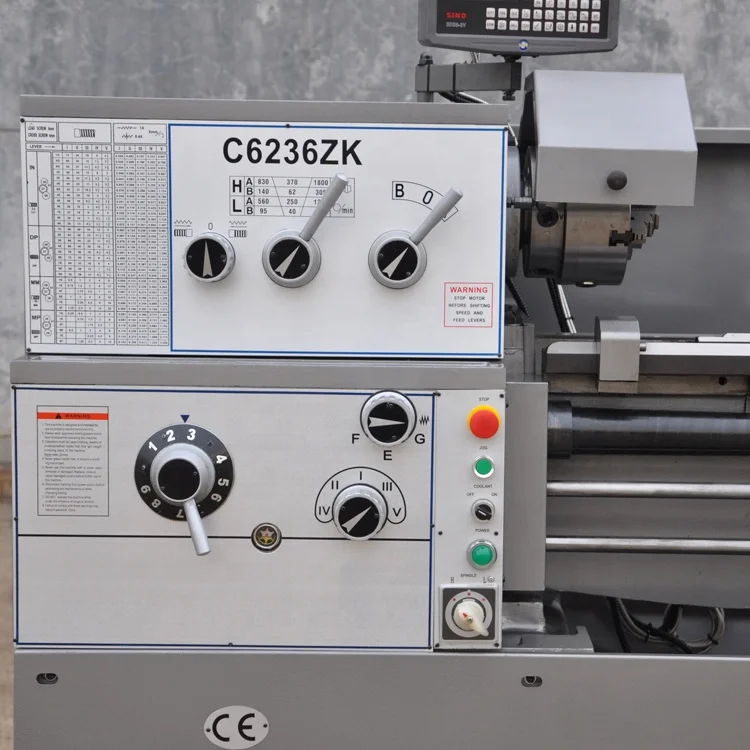 
KAIDA CE certification model C6146ZK CNC manual lathe with good quality 