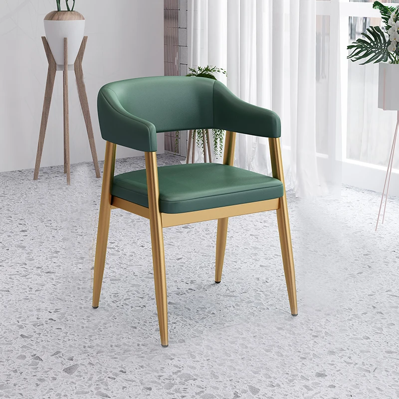 Modern Minimalist Metal Cafe Furniture Set High-Density Foam and Marble Top Perfect Restaurant Booth Seating Design