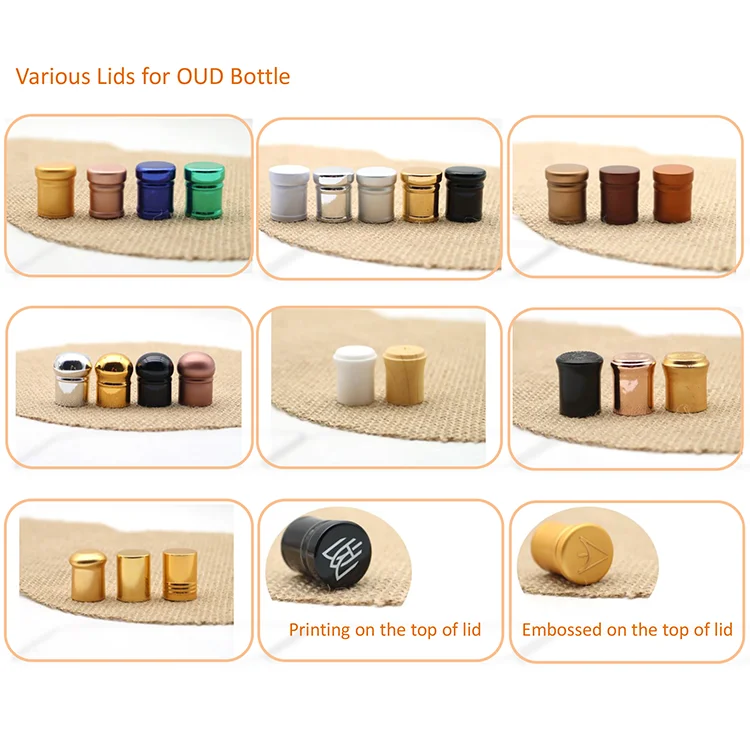 Arabian 12ml Dubai 3ml 6ml Empty Tola Attar Octagon Essential Oil Bottle With Glass Rod/Roll on