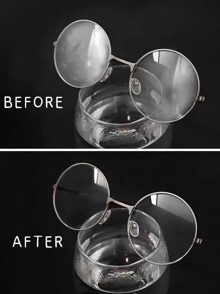 Eco Friendly 100 Pcs Individual Anti Fog Glasses Wet Wipe Disposable Glass Cleaning Lens Wipes For Glasses