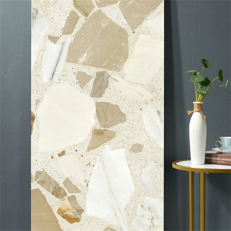 Прямые продажи с завода, каменный терраццо, сборный черный серый розовый белый цветной бетонный цемент для стен, пола, потолка, столешницы