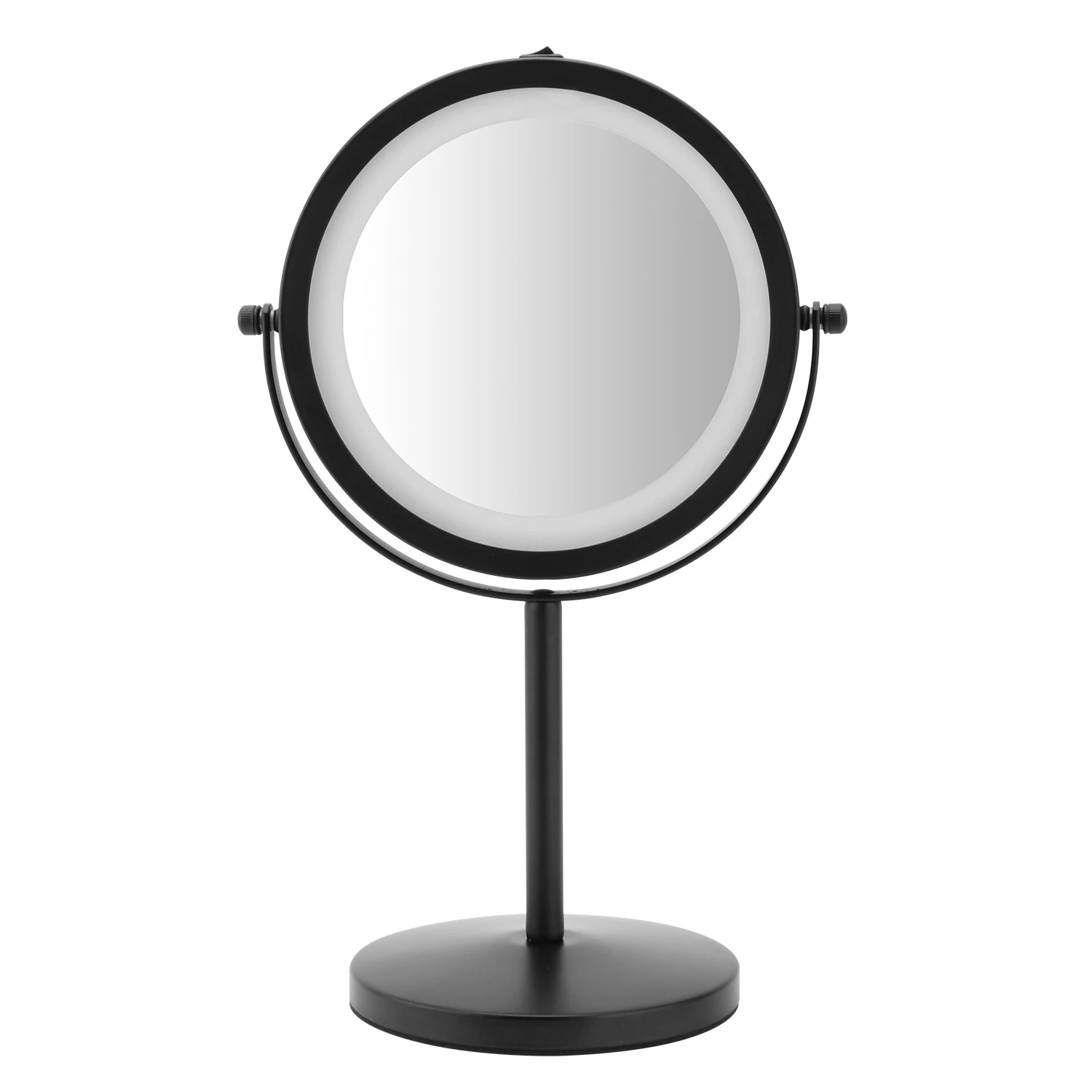 2023 New Round Vanity Table Mirror Best Quality Free-Standing Foldable and Adjustable Makeup Mirror