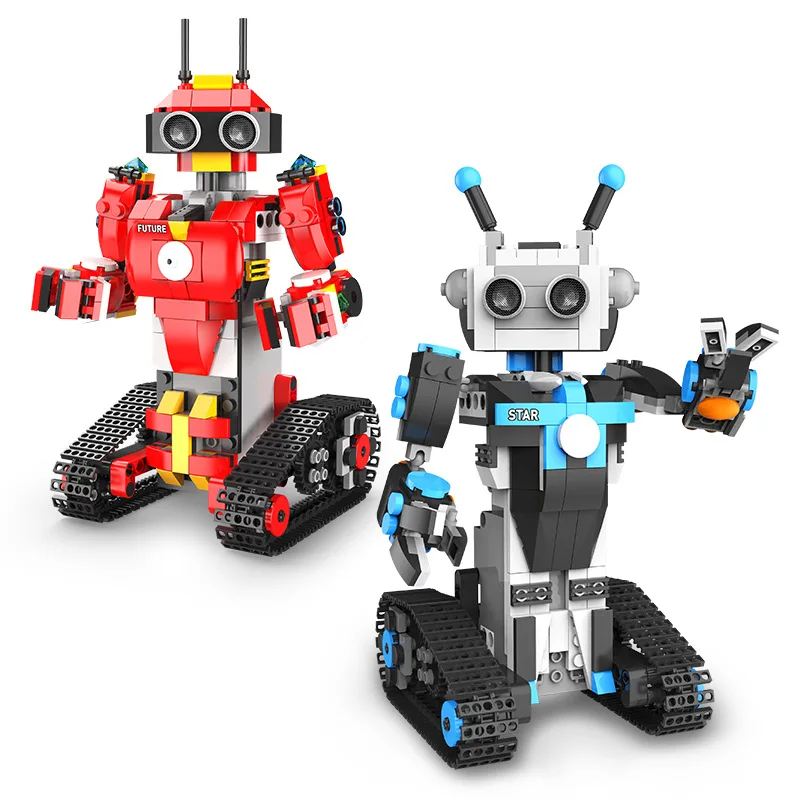 Building Block Intelligent Block Building Programmed Robot Educational RC Block Set Smart Remote Control Robot Toys For Kids