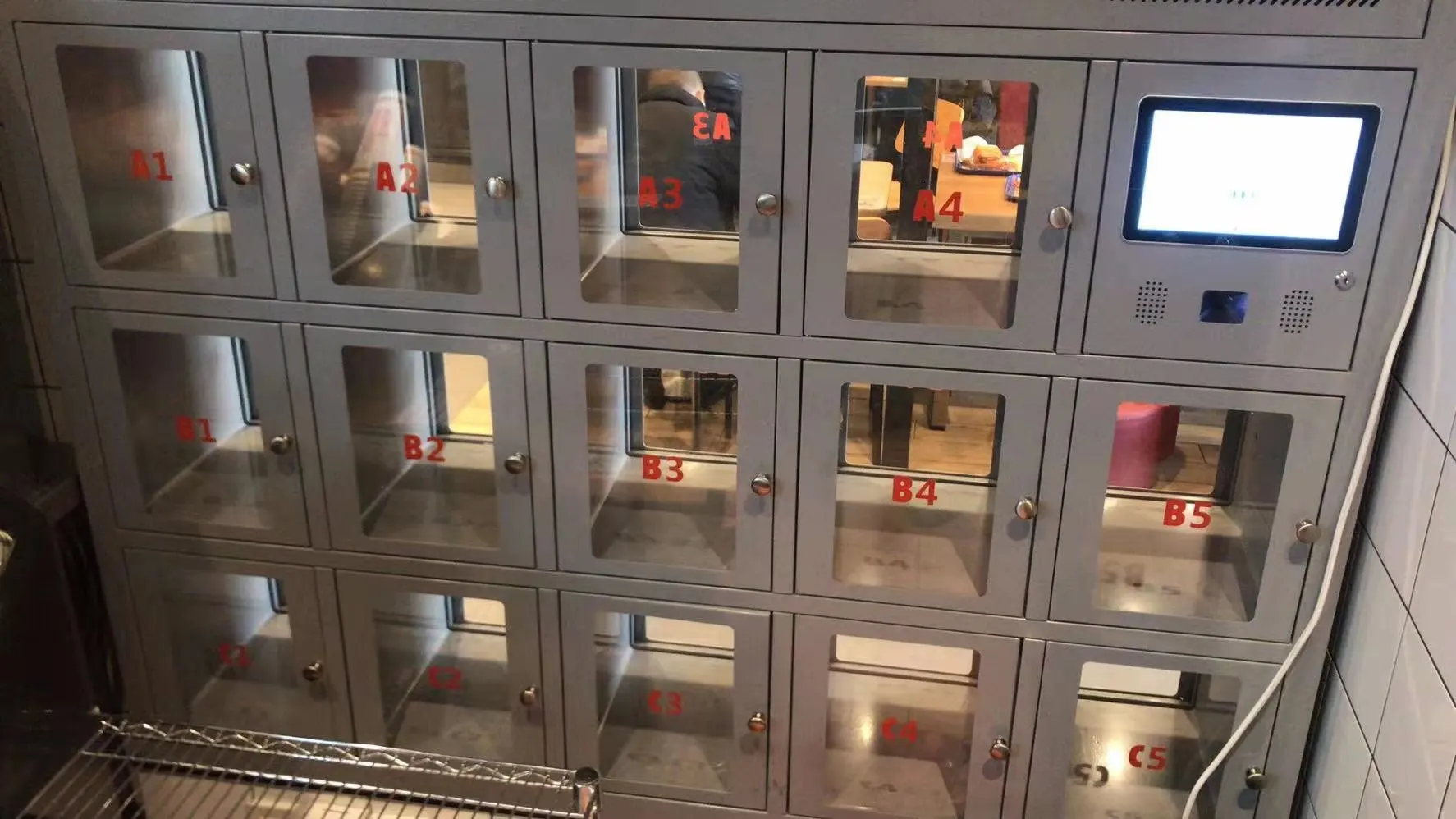 Электронный металлический шкафчик AUV, 12/15 дверей, для хранения наличных, монет, для ресторанов или кухонь-призраков