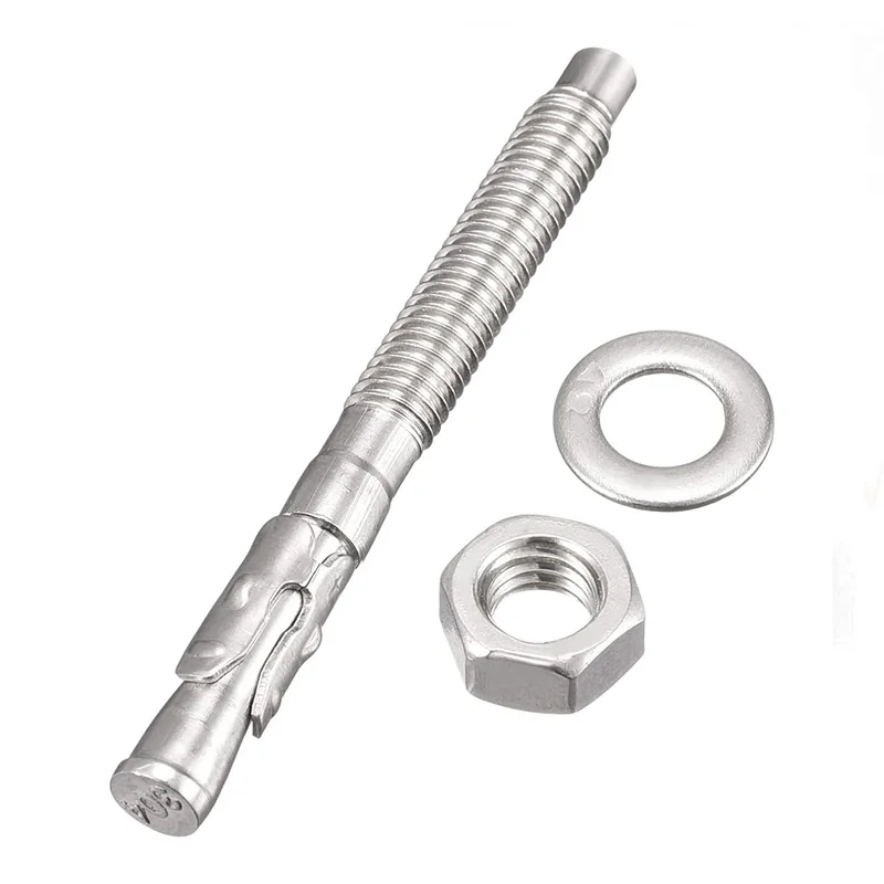 EKOO SS304 SS316 Stone Cladding Anchor Bracket Expansion Concrete Wedge Bolt