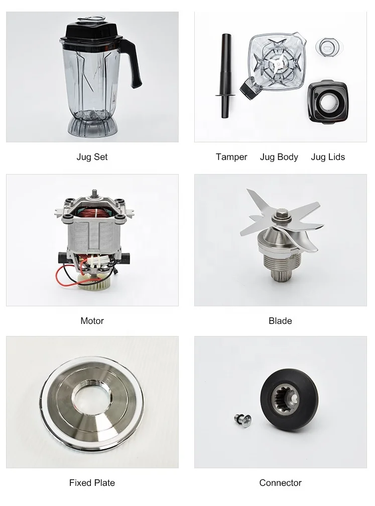 Multi Function SSL 1680W Commercial Juicer Mixer Blender De Buena Calidad Licuadora Silencio with Sound Cover Enclosure