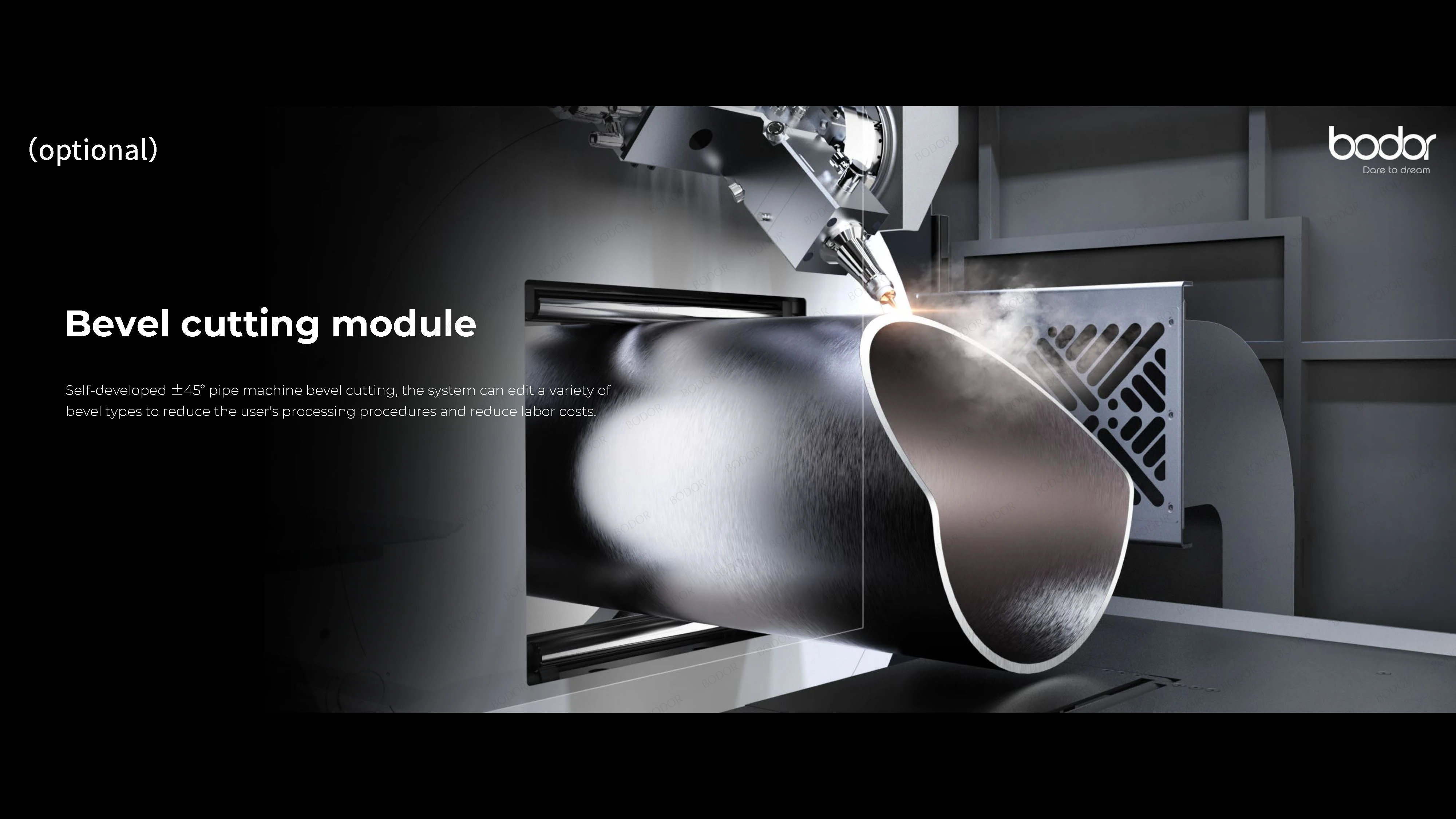 Bodor High-Performance T Series new  metal tube laser cutting machine efficient and fast laser processing equipment