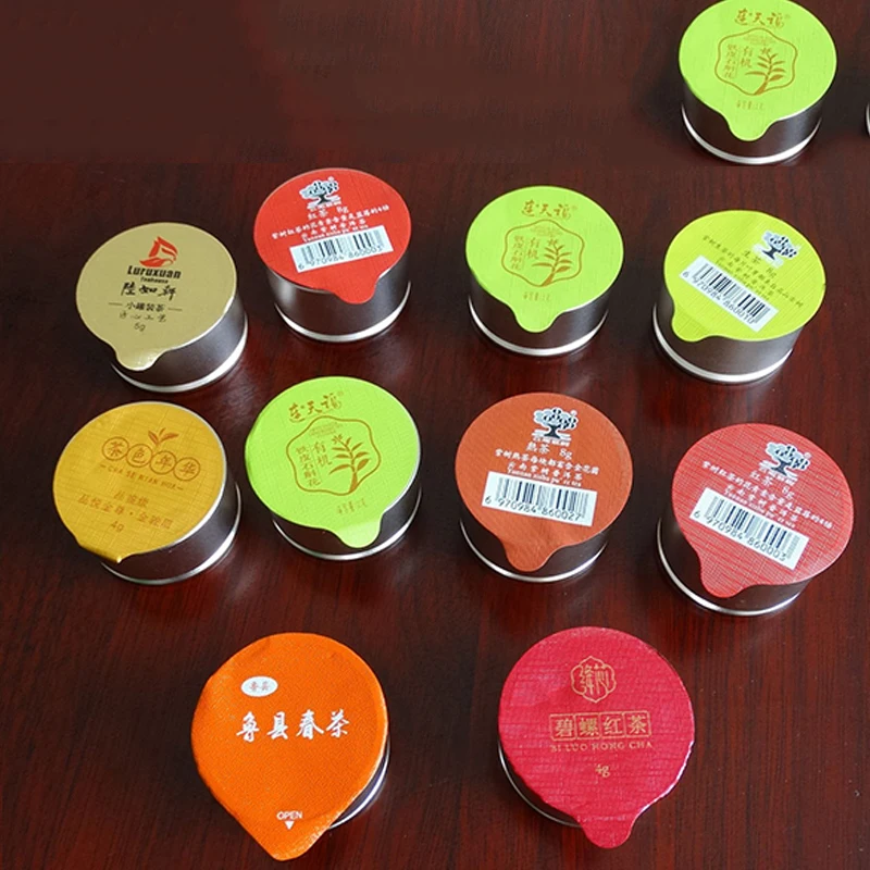 PET PP PS PE aluminum foil easy peel film yogurt lid sealing film