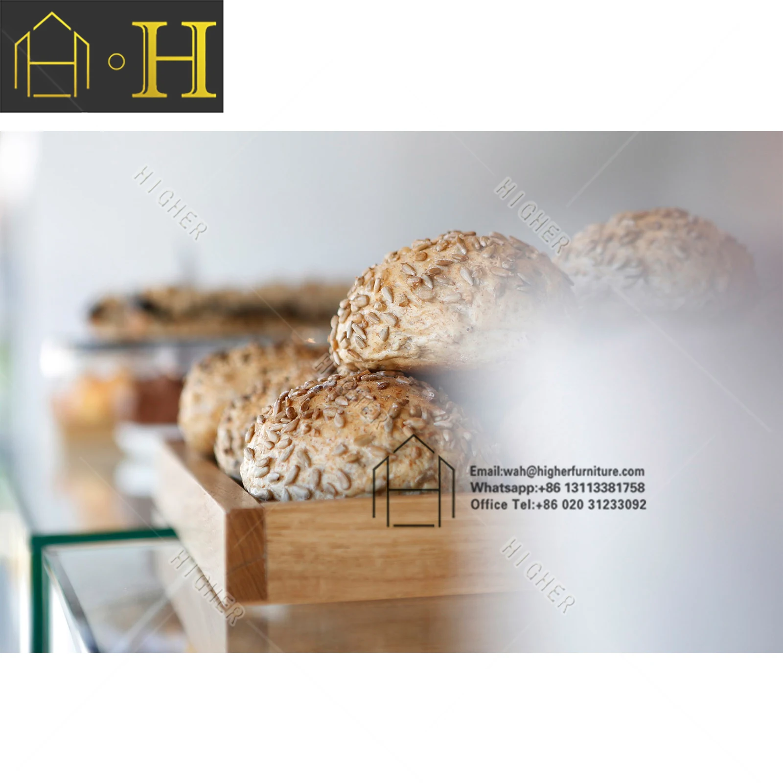 Customized cake display counter bakery shop cake shopping mall food kiosk design ideas