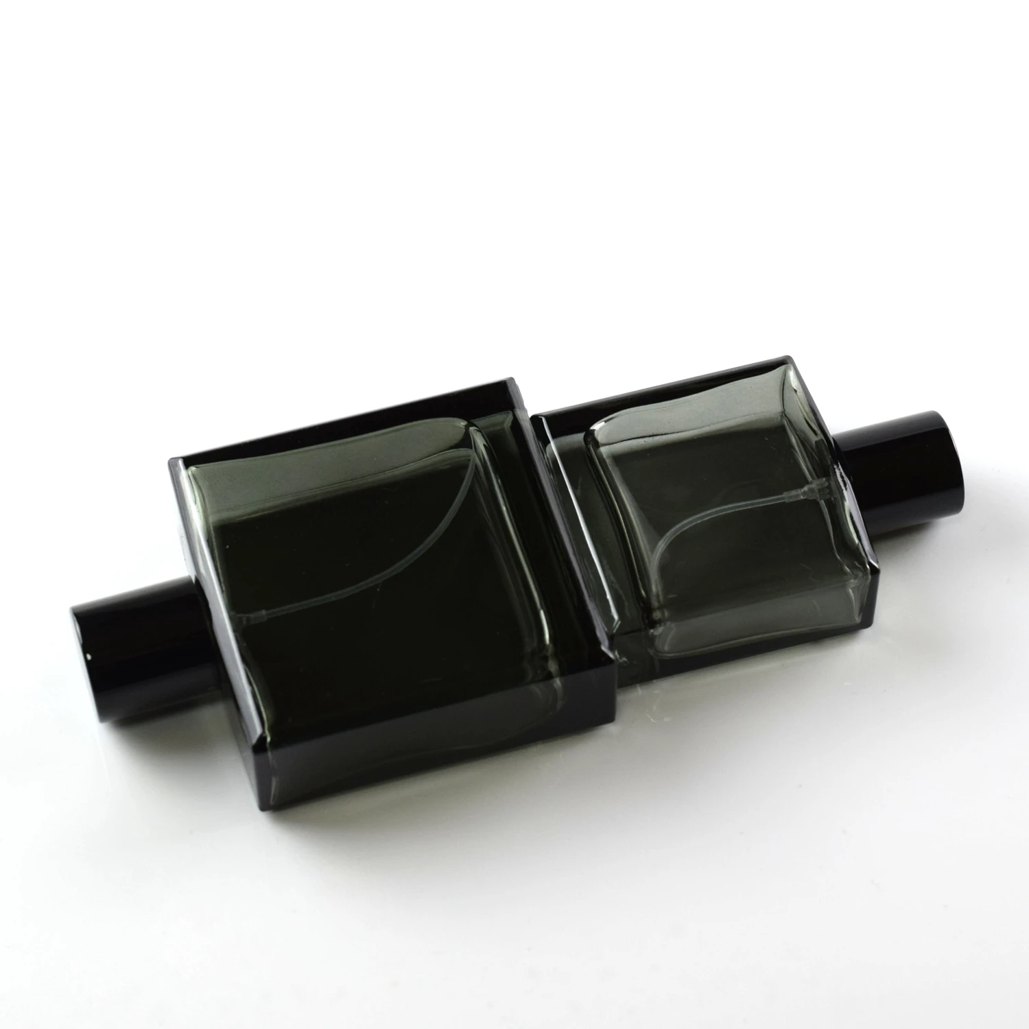 Portable Perfume Bottle Wholesale 50 ml 100 ml Perfume Bottles Empty Grey Color Glass Bottle For Perfume