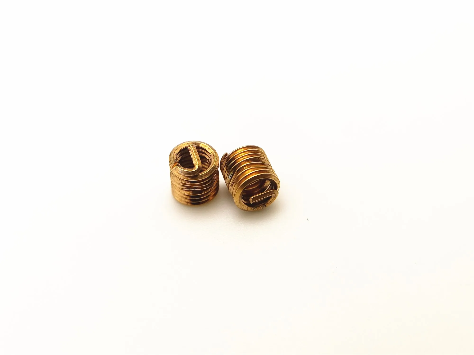 M4*0.7 Phosphor Bronze Wire Thread Insert Non-Magnetic Copper Brace Sheath Made of Steel and Stainless Steel