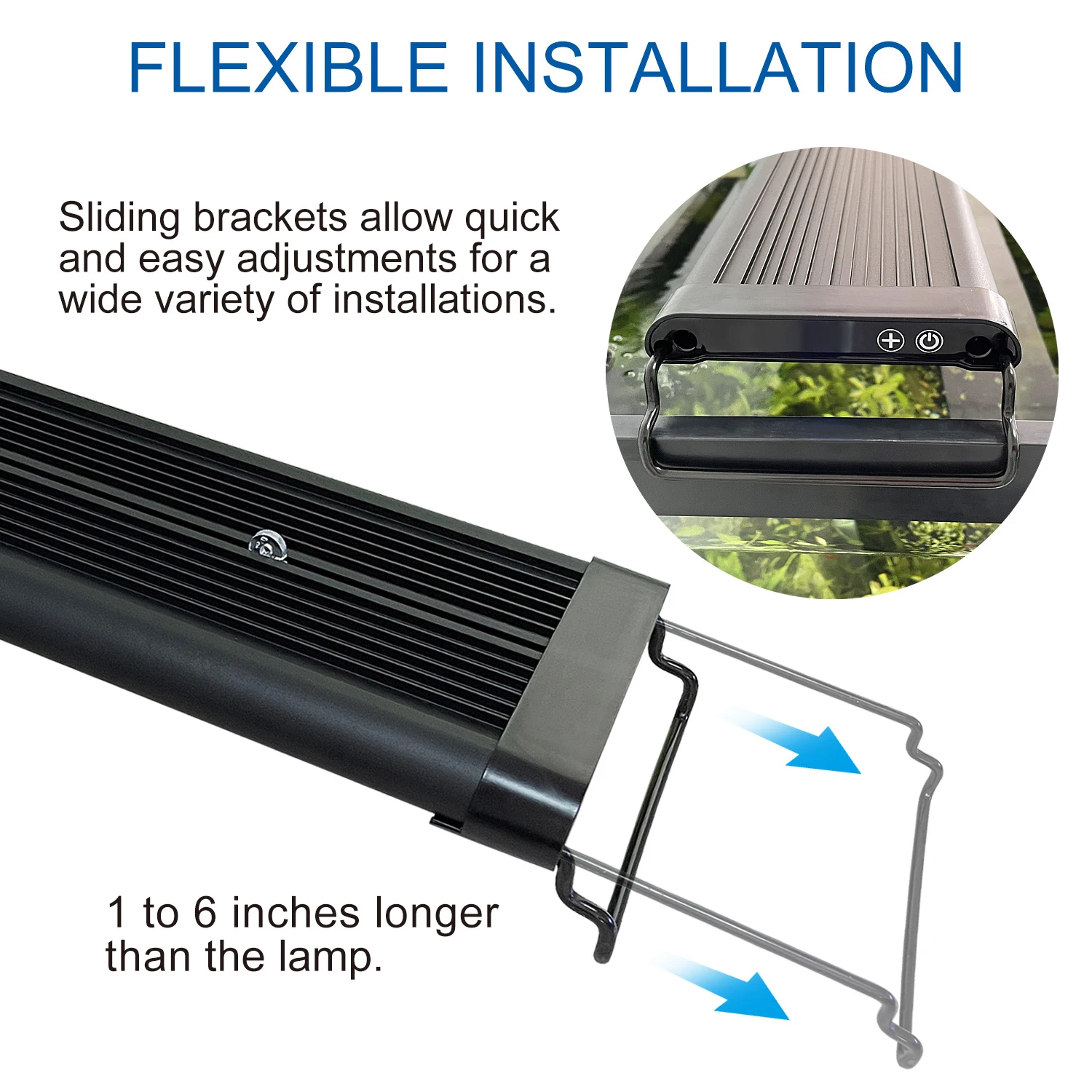 High Quality Aquarium LED Lighting Fish Tank accessories Aquarium Full Spectrum Lights With Remote controller