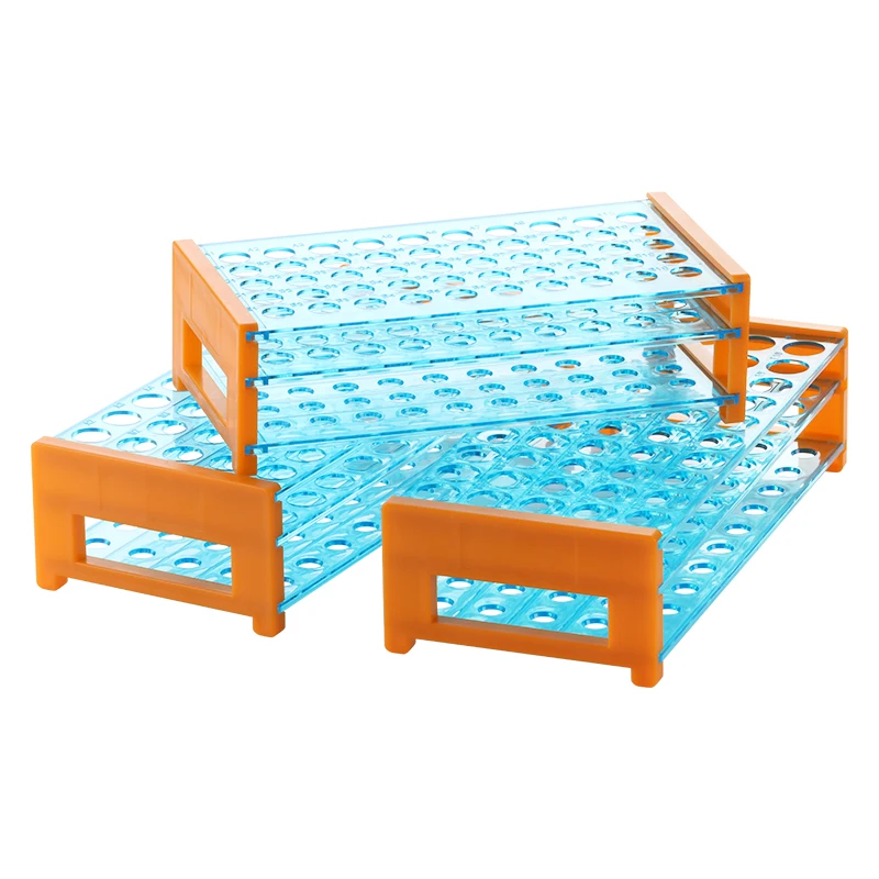 Space Saving Detachable Test Tube Holder 3 layer 50 Well Centrifuge Tube Rack 10mL 15mL