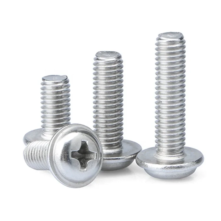 Stainless steel cross recessed truss head phillips machine screw