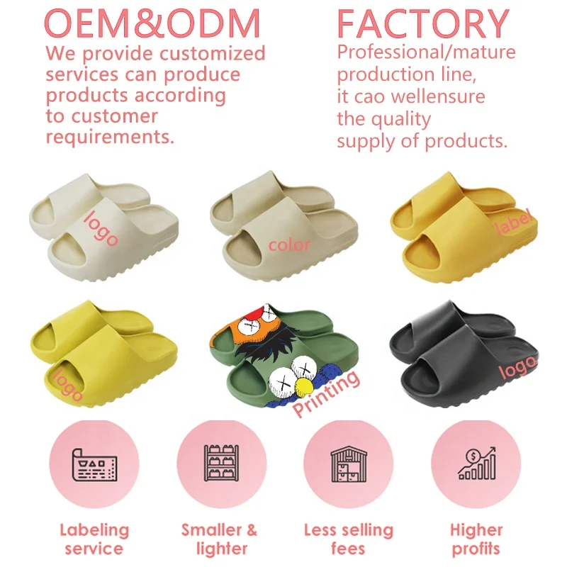 custom logo EVA PVC PU high quality Unisex Flats outdoor non-slip slipper sandals Shoes men