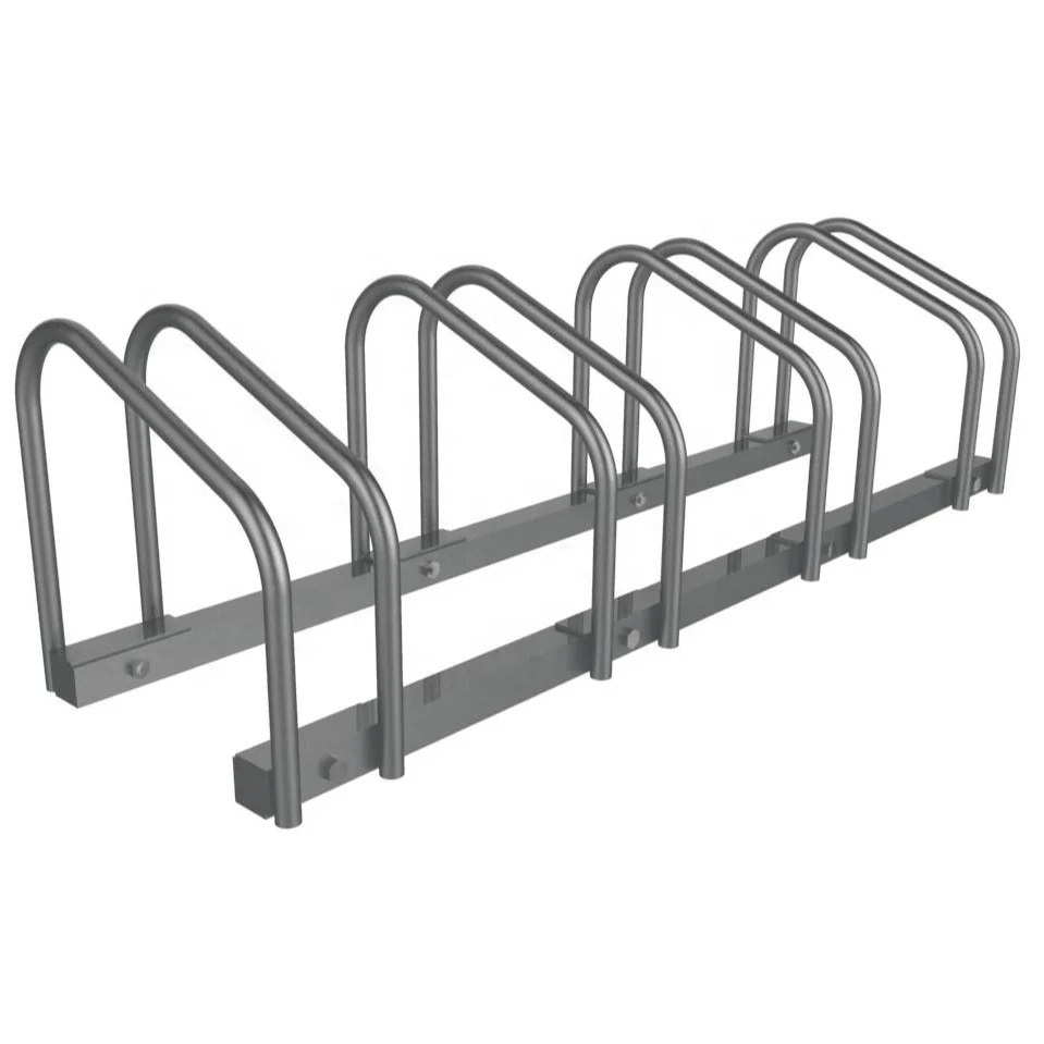 Powder coated/hot dip galvanized steel floor mounted bike stand bicycle parking rack