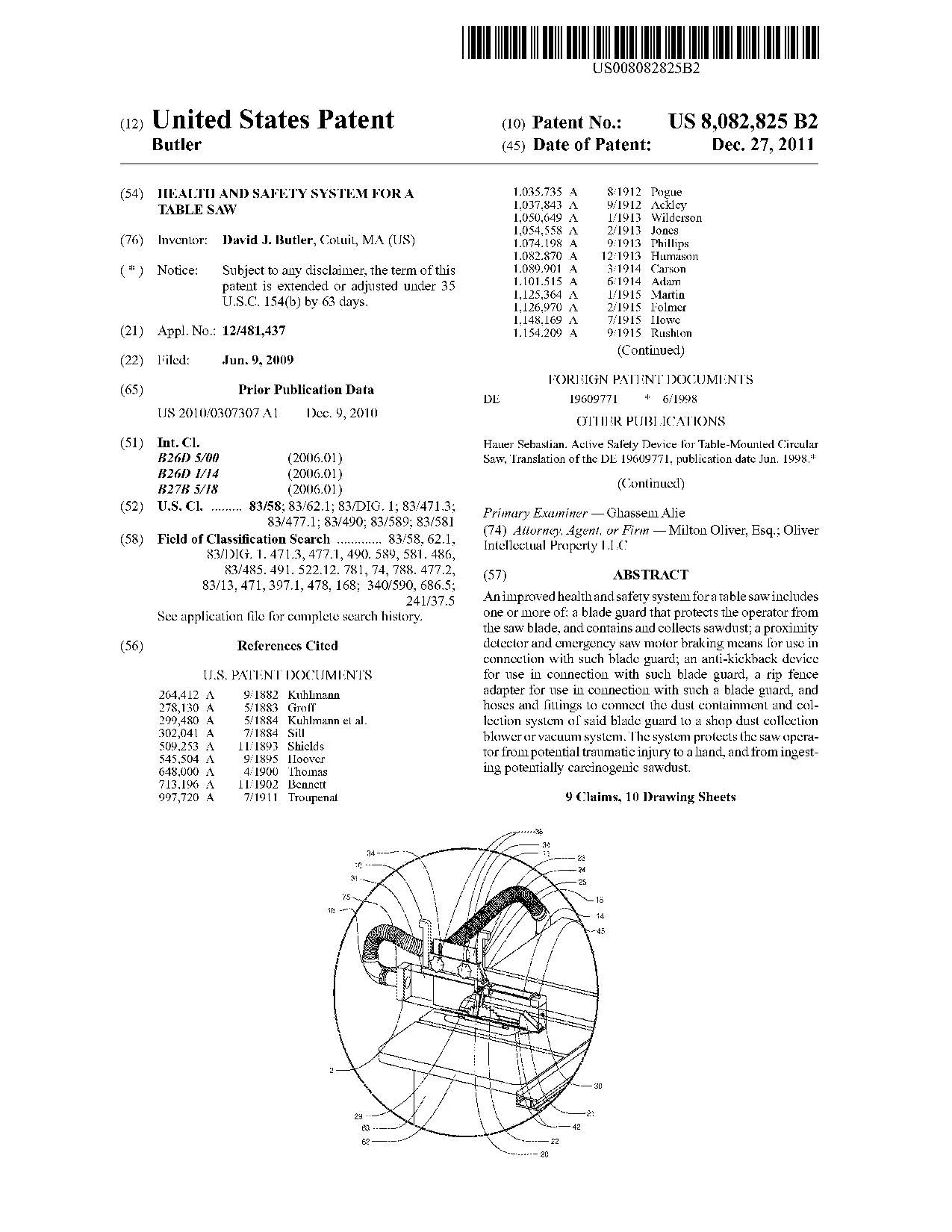 
Technology and Prototype Patent for Sale in U.S. 