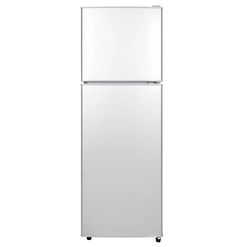 China hot selling 116L small fridge BCD-116W  refrigerate up and freezer down two doors refrigerator
