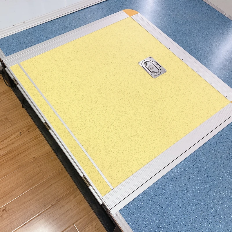 Xinder CE certificate FMWR-A Series Folding Manual Bus Ramp For wheelchair loading 350kg