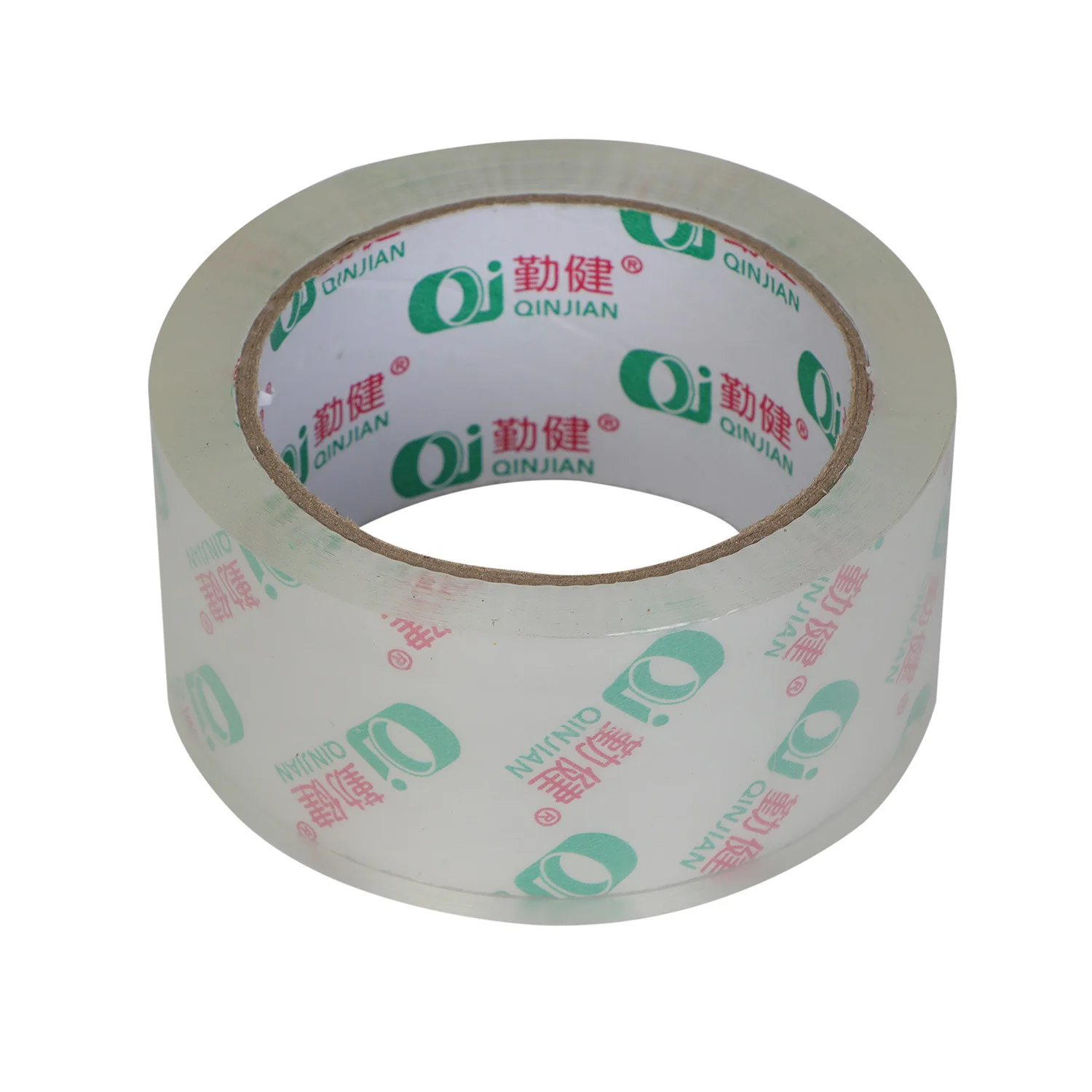 Custom tape crystal clear background brand logo printed packing tape