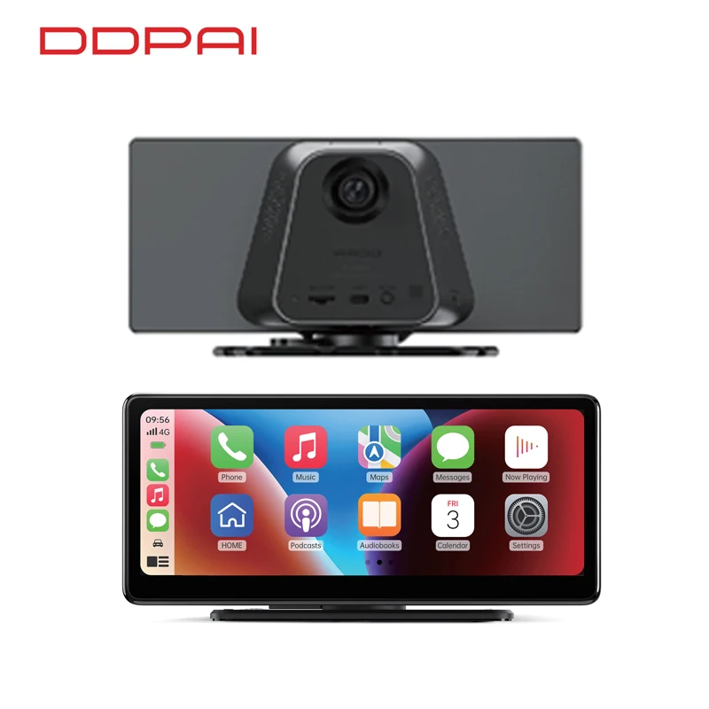 Popular Design DDpai M5S Car Stereo 8.9-inch ultra-clear touch screen 2K ultra-wide-angle recording Car DvD Player With App