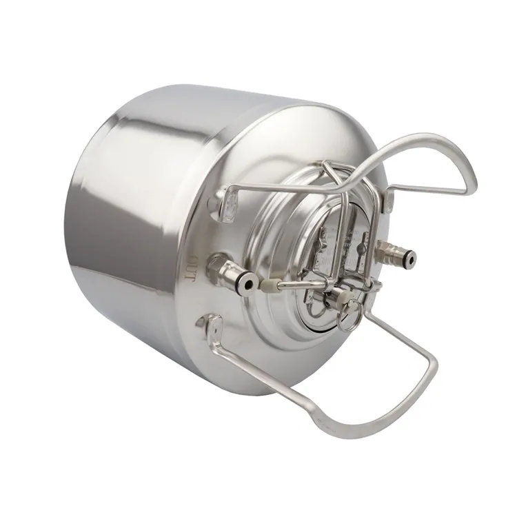 Stainless Steel Ball Lock Home Brew Kegerator Beer Keg 6L Pepsi Soda Cornelius Keg