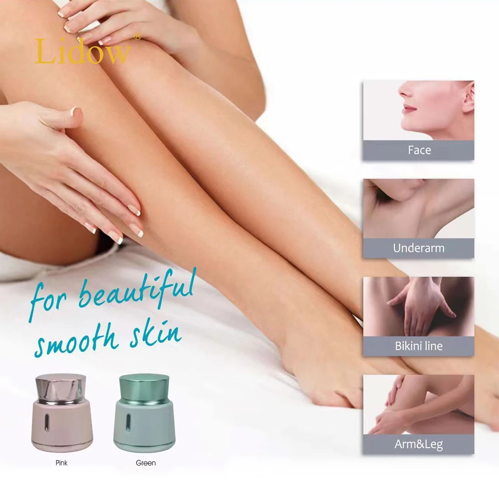 LIDOW Portable Mini Lady Personal Shaver Razor Magnetic Charge Women Hair Removal  Bikini Trimmer Epilator for Body