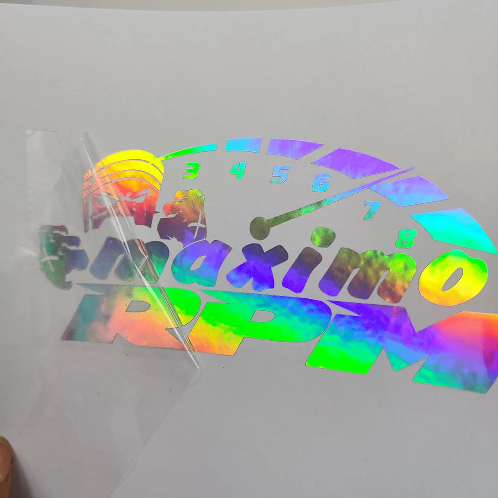 Waterproof hologram Resistance Vehicle Transfer Amine Car Decals Custom Vinyl Die Cut Window Stickers 3d Car Decal