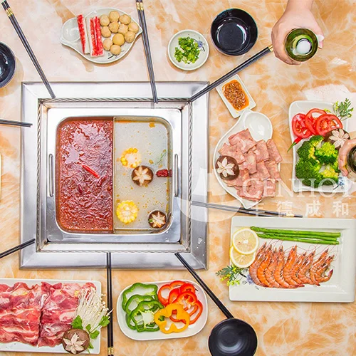 Cenhot Commercial Smokeless Hot Pot Cooker