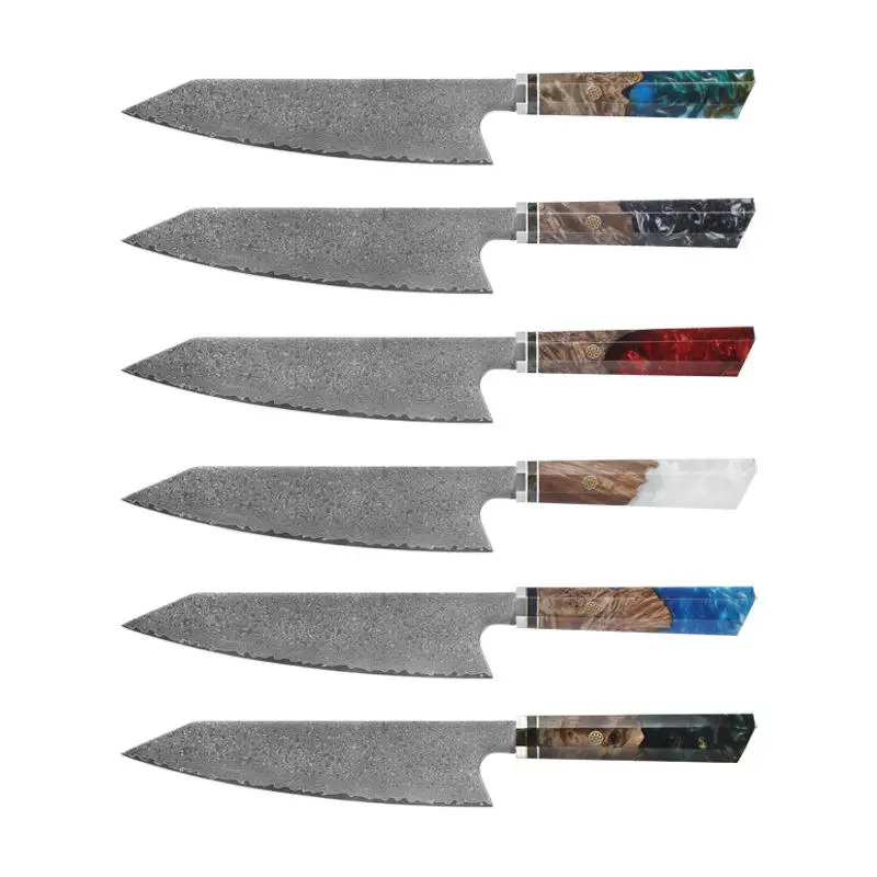 Custom amazon hot selling 2023 New Arrival Products 8 Inch Oem Knives Vg10 Handmade Japanese Damascus Kitchen Cook Knife