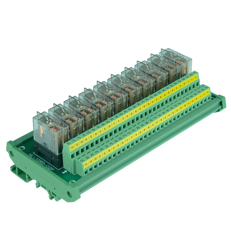 G2R-2 10 Channel Relay Module 2NO 2NC Electronic DPDT Switch Relay 24V PNP
