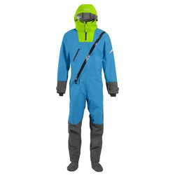 LKVER 2022 3 Layers Polyester Waterproof Material Outdoor Wading Sports Paddling Strokes Drysuits With Hooded