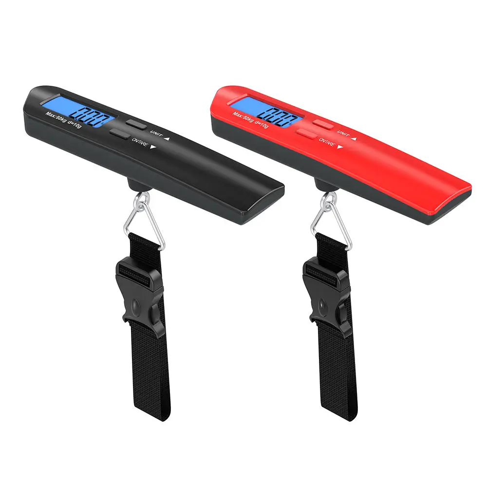 Mini Hand Held Portable T Balance Electronic Luggage Scales Fish Hook Weigh 50kg Digital weighing Scale