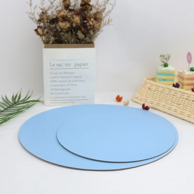 Halloween 12 Inch blue Paper Cake drum 3mm custom color cake base Cake Board