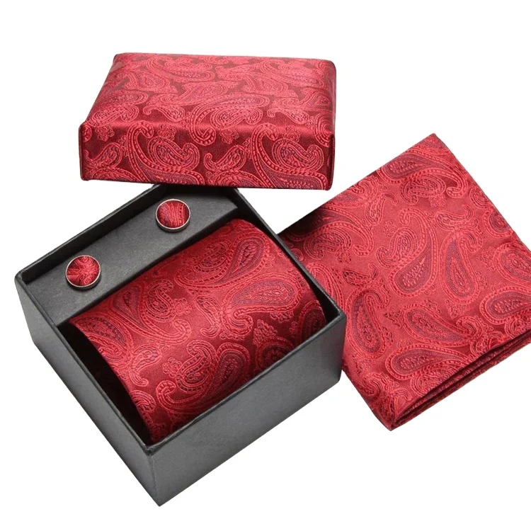 wholesale new gift boxes for tie and cufflinks set with high quality