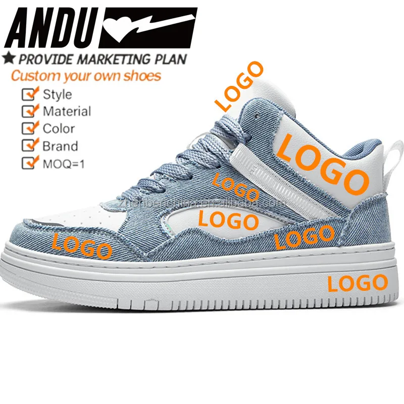 Original Casual Tennis Shoes High Top Sneakers For Men Basketball Style Shoes Men Casual Walking Sneakers Unisex Custom