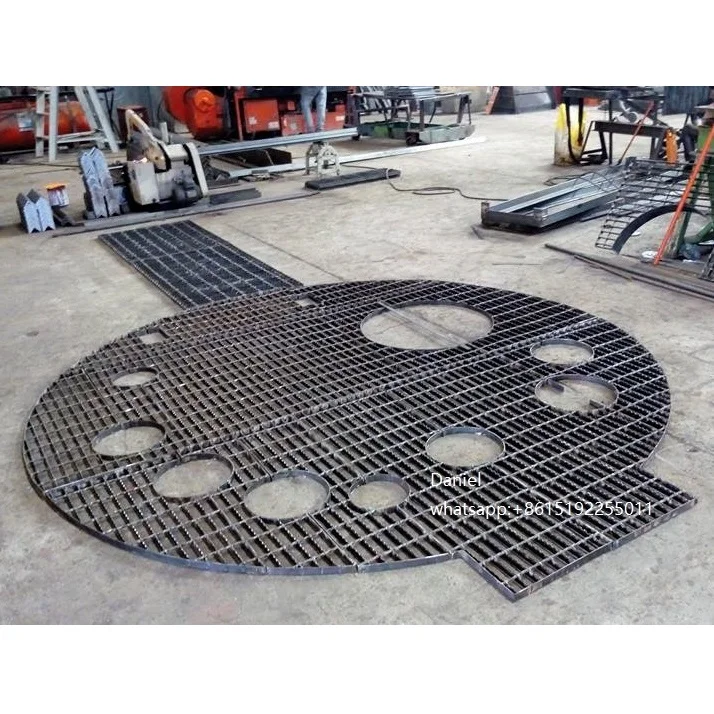 Industrial galvanized catwalk platform walkway floor steel grating