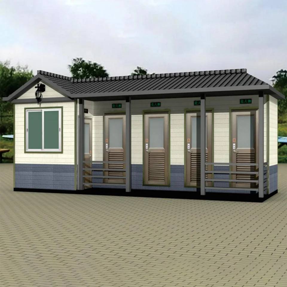 freestanding All In One Prefab Unit Shower And Toilet Portable Modular Bathroom Pods