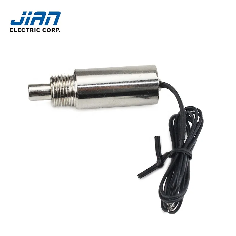 JST-1939 Customize DC 12V /24V Open Frame Push Pull solenoid linear Solenoid