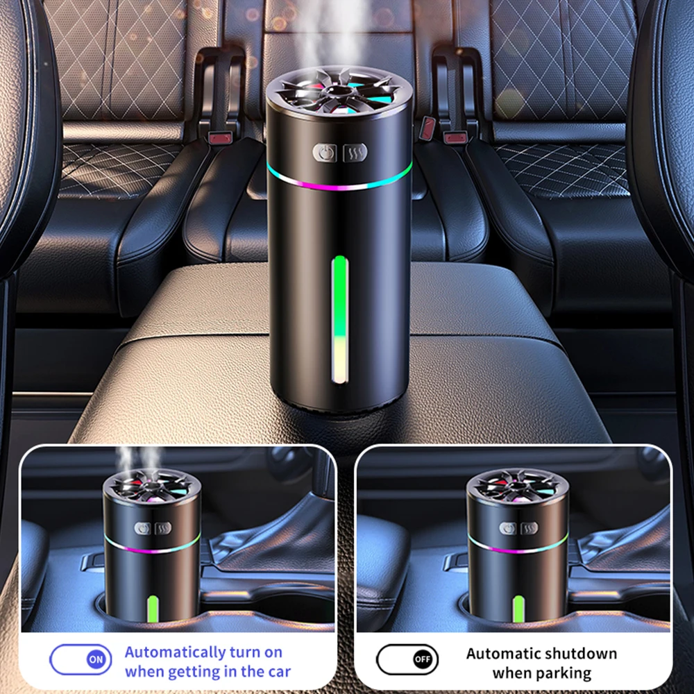 300ML H2o portable mini car air Humidifier Ultrasonic Cool essential oil diffusers cheap china wholesale usb air humidifier Auto