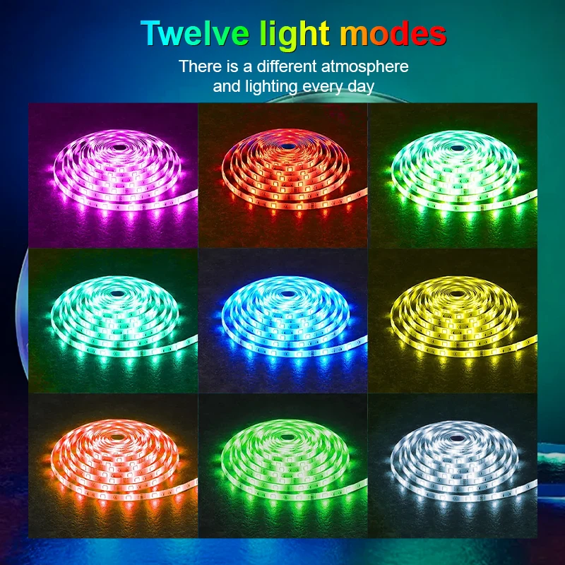 Wholesale Indoor Decor 5M RGB Led Light Tape 5050 SMD 5v24V Flexible Led Strip Lights for Christmas Decor