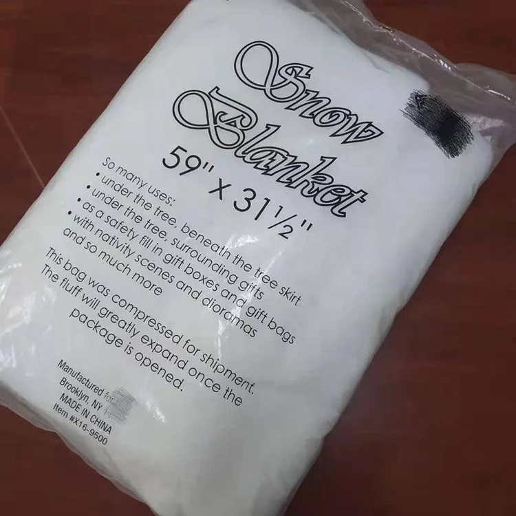 Christmas Snow Roll Artificial Snow Blankets for Christmas Decorations