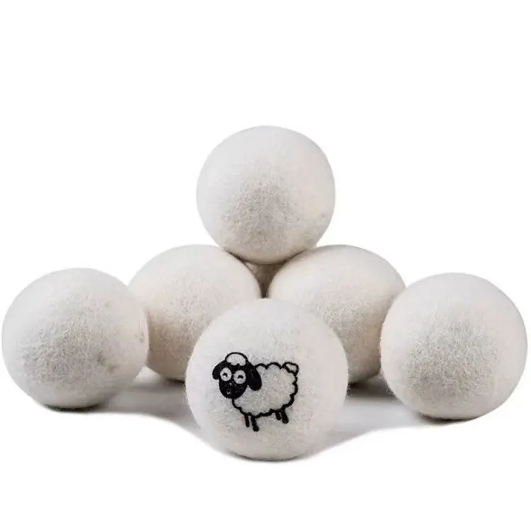 Wholesale organic natural reusable 100% wool dry balls