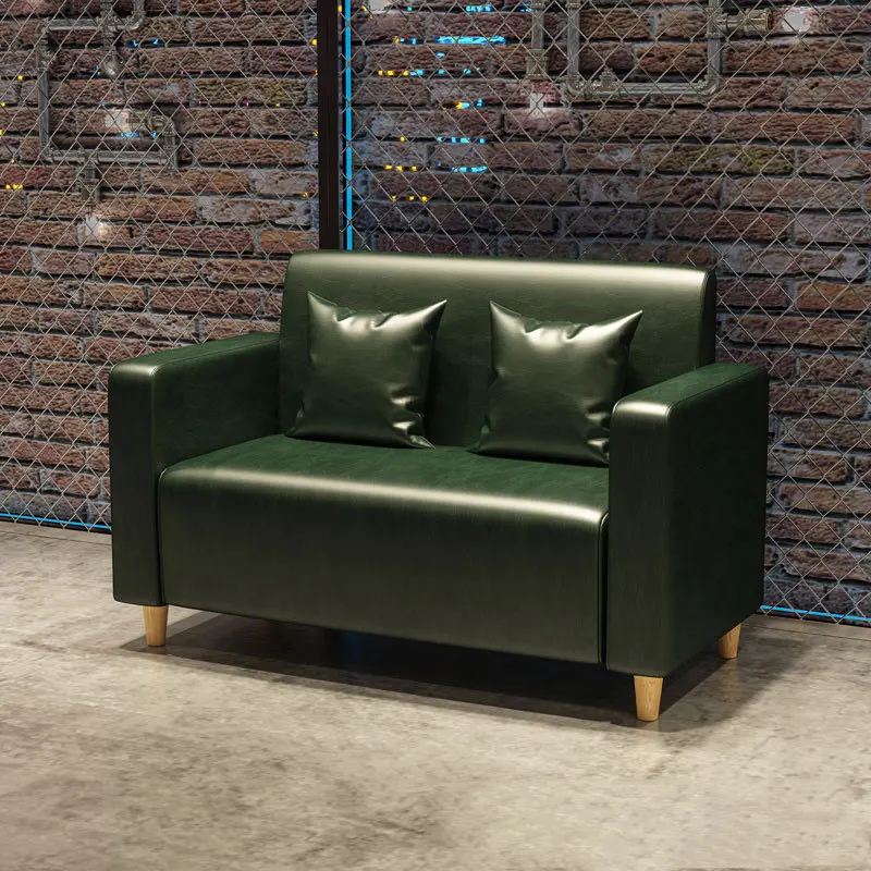 Vintage Simple Restaurant Tables And Chairs 4 Seater Dining Set Snack Shop Booth Sofa