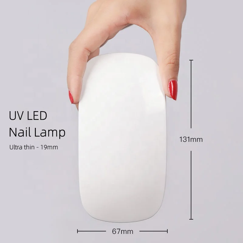 Custom No Logo Sun Mini 6W Nail Lamp Dryer Machine Uv Led Nail Lamps pr Portable USB Cable Nail Lamp For Gel Polish Curing
